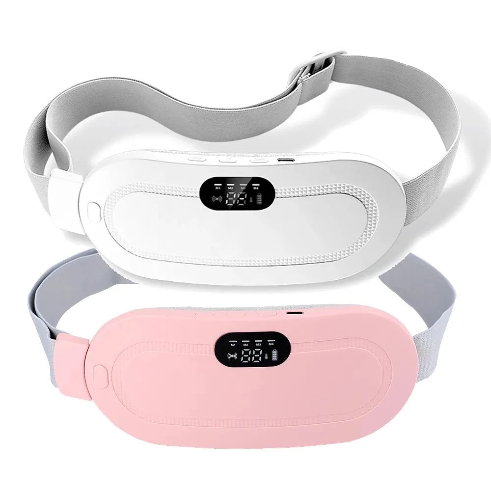 Electric Period Cramp Massager Vibrating Heating Belt