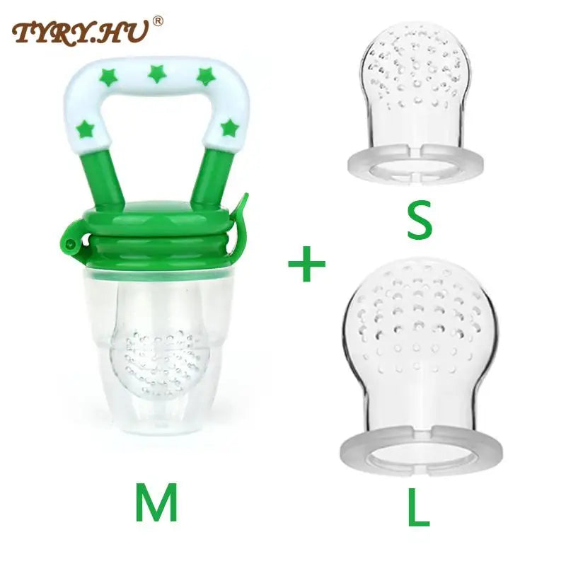 3 In 1 Baby Nipple Fresh Food Fruit Milk Feeding Bottles Nibbler Learn Feeding Drinking Water Straw Handle Teething Pacifier