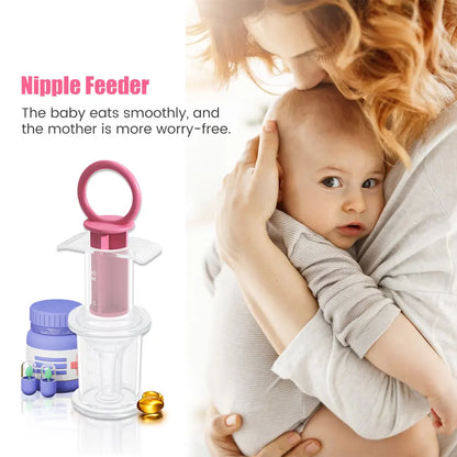 Baby Pacifier Medicine Dispenser Kit Oral Feeding Syringe Toddler 10ml Liquid Dropper Feeder Utensils Kid Health Feeding Tools