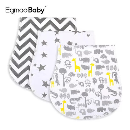 Organic Baby Bibs Burp Cloths for Baby Boys and Girls Ultra Absorbent Burping Cloth Unisex Fashion Newborn Towel