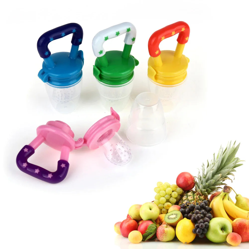 3 In 1 Baby Nipple Fresh Food Fruit Milk Feeding Bottles Nibbler Learn Feeding Drinking Water Straw Handle Teething Pacifier